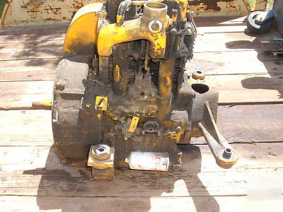 Ruggerini stationary diesel engine hustler snow plow 
