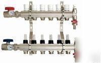 St. steel manifold for radiant floor heat pex - 2 circ.