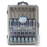 Assenmacher 7 piece mini screwdriver set 