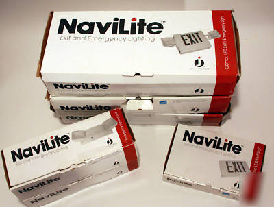 New lot of (6) juno navilite exit & emergency lighting 