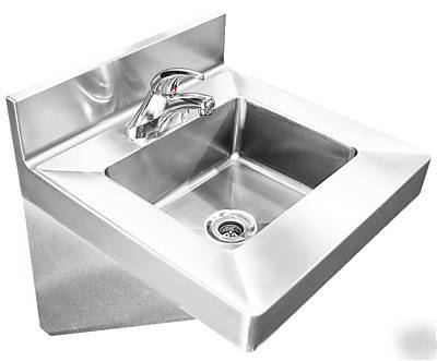 Ada, wash up hand sink, single control faucet, nsf, etl