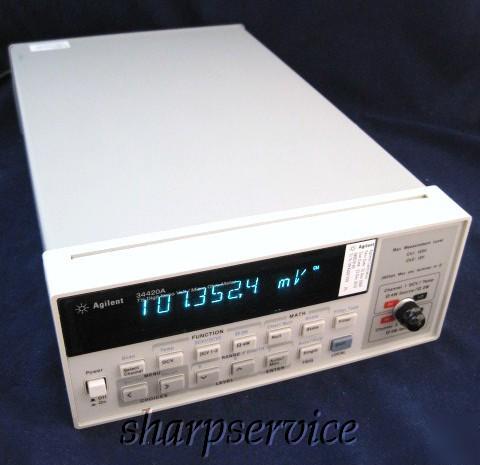 Hp agilent 34420A 7 1/2 digit nano volt/micro ohm meter