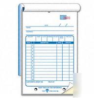 Tops sales slip book, carbonless triplicate, 5-1/2 x...