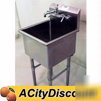Used sani safe prep hand wash veggie work sink