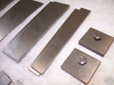 (10) sets of machinist steel parallels of various sizes