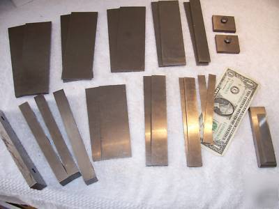 (10) sets of machinist steel parallels of various sizes