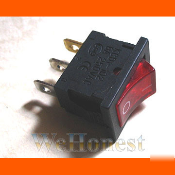 20 pcs on/off rocker switches with light spdt quality