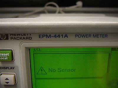 Agilent / hp E4418A power meter cal'd w/30 day warranty