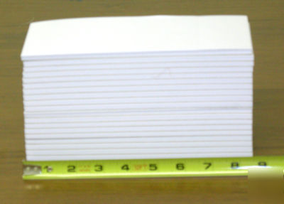 Blank notepads 3.66 x 8.5