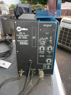 Miller xr-a controller, wire feeder, air cooled gun