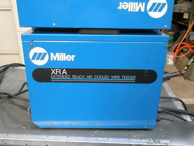 Miller xr-a controller, wire feeder, air cooled gun