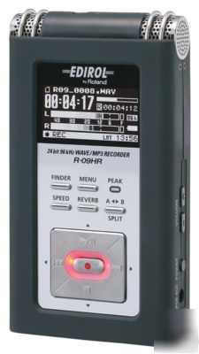 New brand edirol r-09HR handheld recorder. free 4GB sd