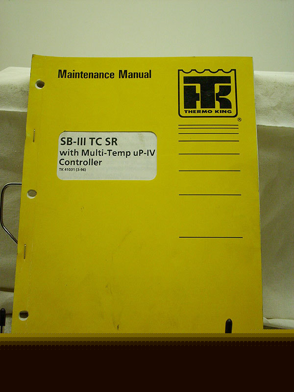 Thermo king sb-iii tc sr multi temp upiv control manual