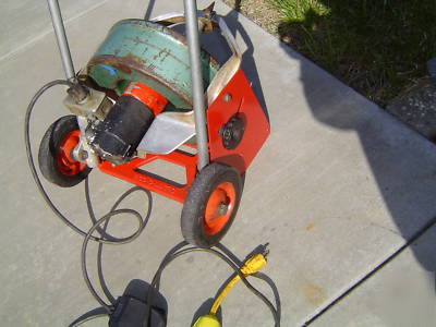 Spartan 100 cable sewer machine drain snake