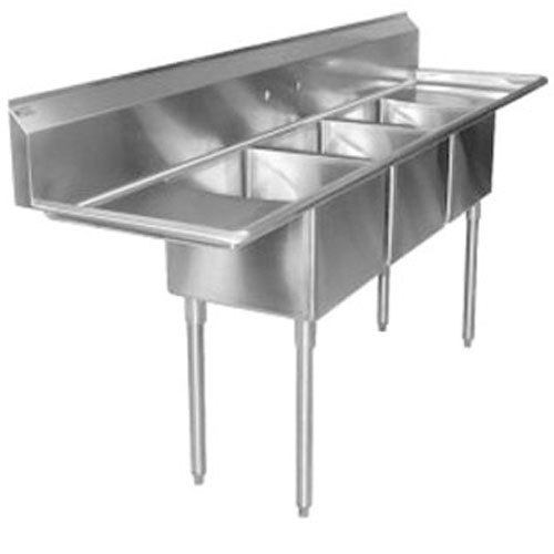 Ssp, 14-3C18X24-2-24X sink, 3 compartment, 18
