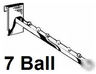 (10) white 7 ball grid square tubing waterfall fixtures