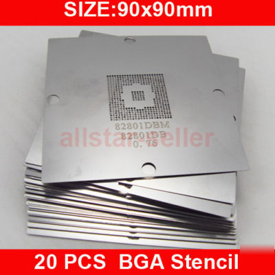 20PCS reballing rework bga stencil template size: 90MM