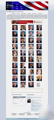 Democrats vote no polling website