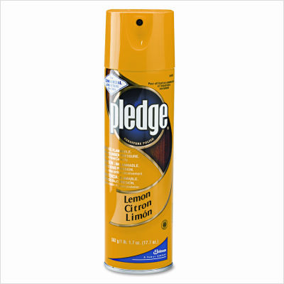 Furniture polish, lemon, 17.7OZ aerosol can, 6/carton