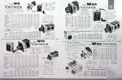 Gr variac staco powerstat variable auto transformer cat