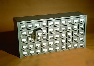 Hobart 50 drawer fastener steel small parts cabinet