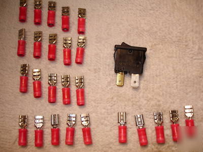 New aircraft rocker switch, 10 arcolectric spst, 15 amp