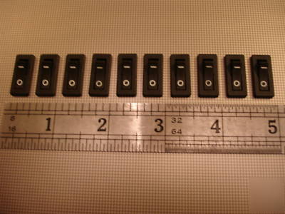 New aircraft rocker switch, 10 arcolectric spst, 15 amp