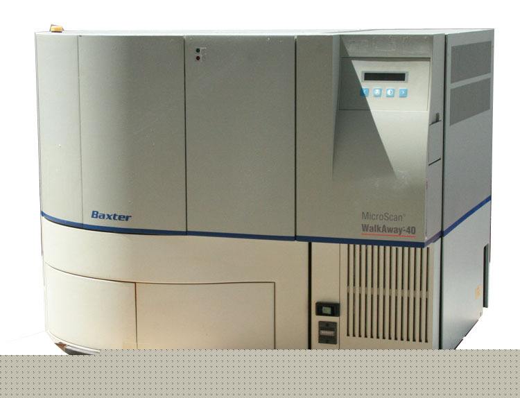Baxter microscan walkaway 40 lab blood culture analyzer