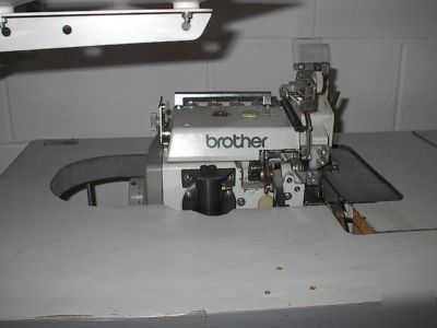 Brother top feed safetystitch industrial sewing machine