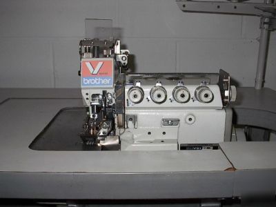 Brother top feed safetystitch industrial sewing machine