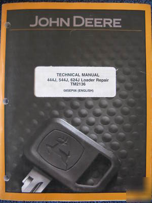 John deere 444J 544J 624J loader technical manual