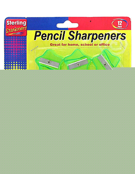New wholesale case lot star shape pencil sharpeners set