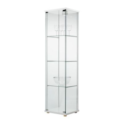 One glass door display cabinet w lock and more..