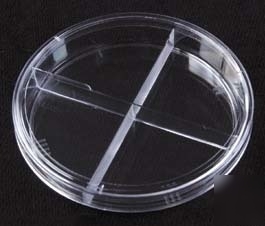 Parter medical petri dishes, segmented, sterile 3503