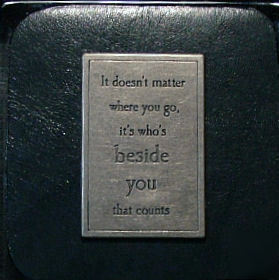  leather mouse pad & glass paperweight set - black-teal