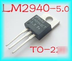 2 x low dropout regulator LM2940CT-5.0 LM2940 to-220 ns