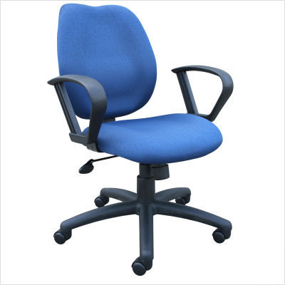 Boss office ratchet back molded foam task chair black