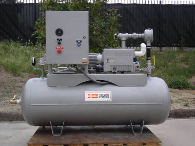 Busch vacuum system - RC0 025 lubricated pump 1.5 hp