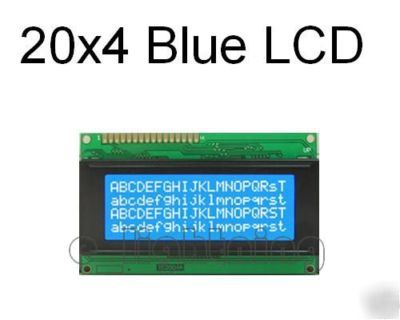 HD44780 20X4 character lcd lcm blue/white backlight