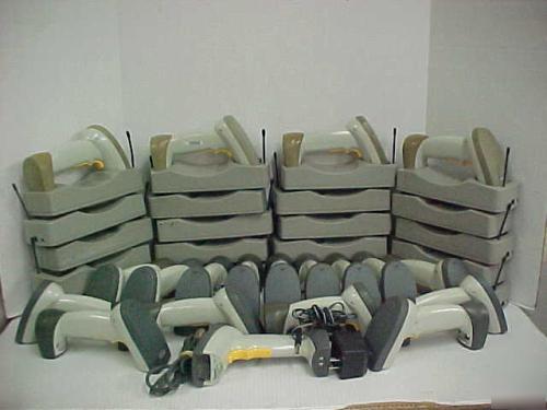 Lot of 20 symbol LS4071 cordless barcode scanner