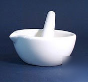New 100MMX130ML mortar & pestle, lab supplies,porcelain 