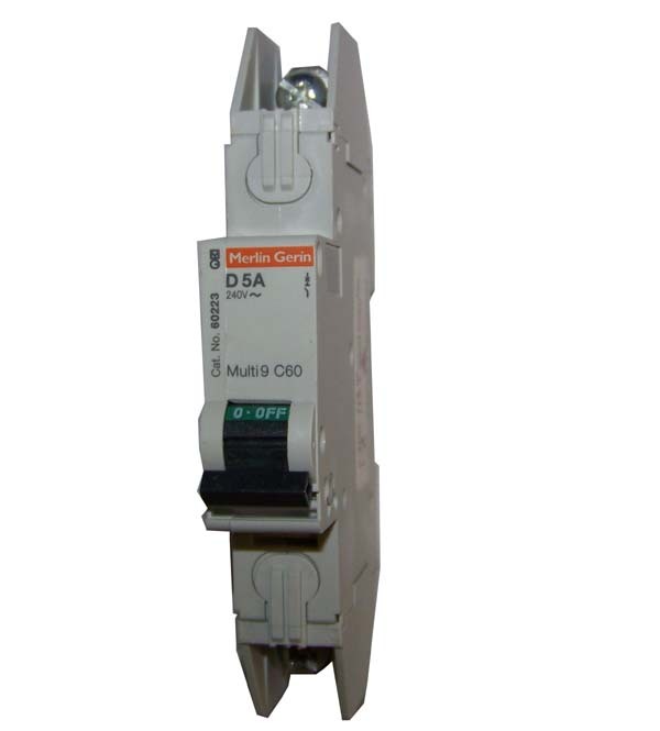 New square d C60 merlin gerin circuit breaker 5A 1 pole
