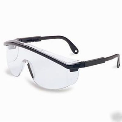 Uvex astrospec safety glasses goggle blk frame, S135C