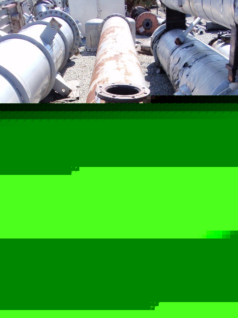 1648 sq ft pemco heat exchanger, 304L s/s, 75/75#