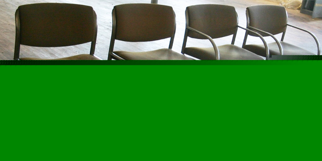 4 used chairs w/ steel frame excellent cond. 