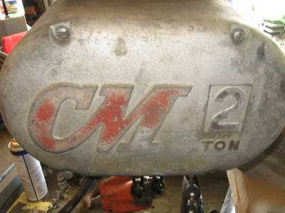 Cm lodestar 2 ton chain hoist 3 phase *price reduced*