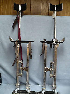 Dura-stilts model iv 4 and 3 aluminum stilts sheetrock 