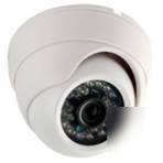 Eye-ball dome camera 24 infra red (white clean housing)