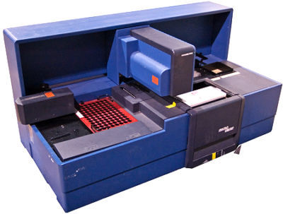 Hamilton automated liquid dispenser model micro lab at