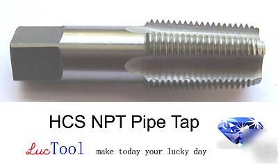 New 1/2-14 npt pipe tap, high carbon steel, brand 